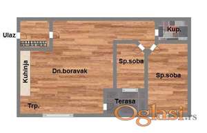 Lux stan - Salajka - Dvoiposoban 57m2